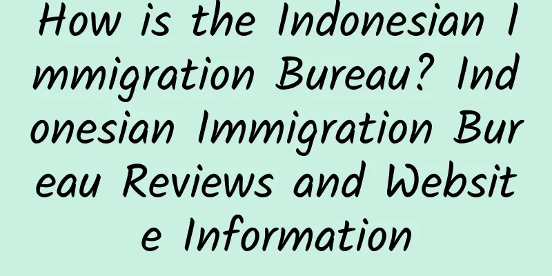 How is the Indonesian Immigration Bureau? Indonesian Immigration Bureau Reviews and Website Information