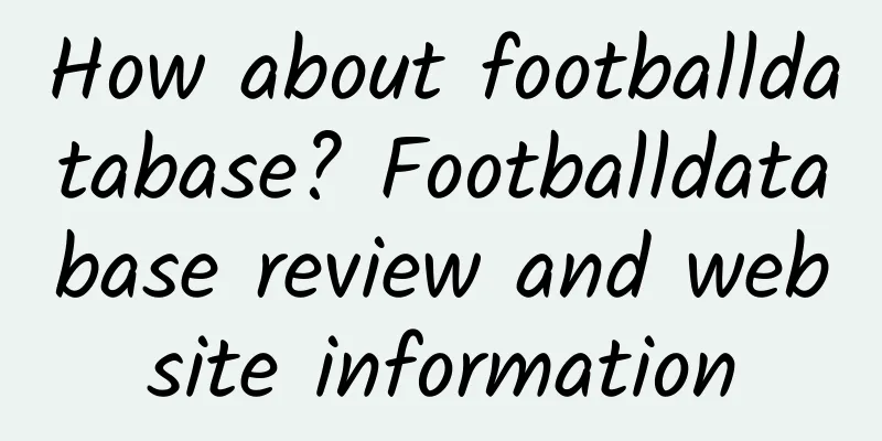 How about footballdatabase? Footballdatabase review and website information