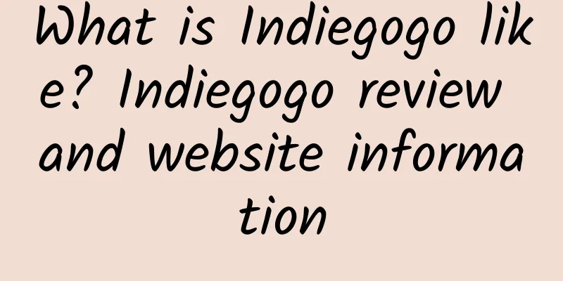 What is Indiegogo like? Indiegogo review and website information