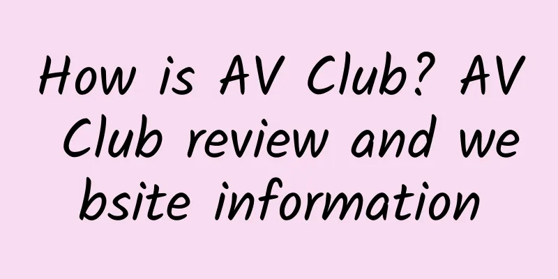 How is AV Club? AV Club review and website information