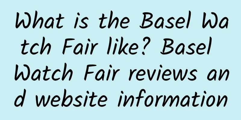 What is the Basel Watch Fair like? Basel Watch Fair reviews and website information