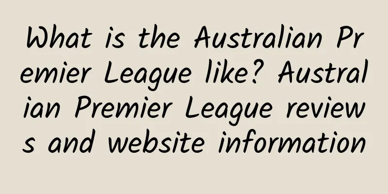 What is the Australian Premier League like? Australian Premier League reviews and website information