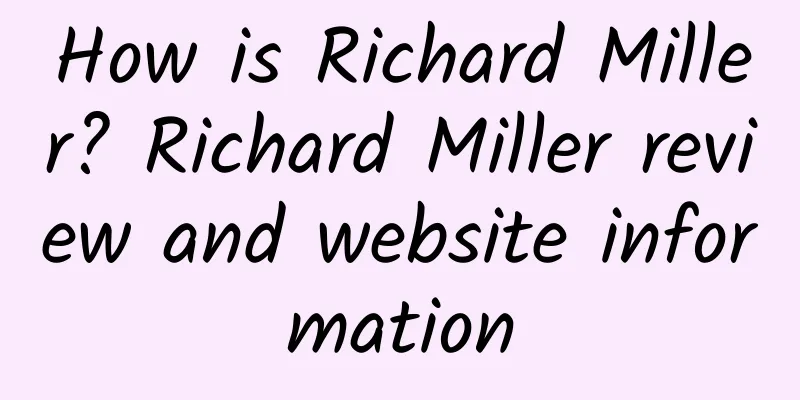 How is Richard Miller? Richard Miller review and website information