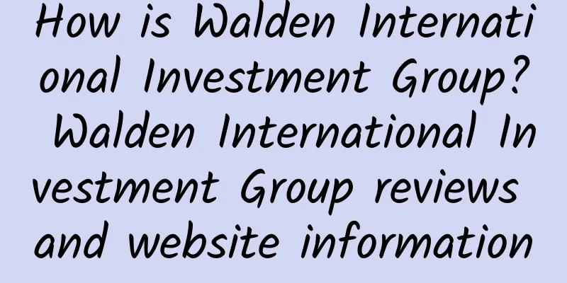How is Walden International Investment Group? Walden International Investment Group reviews and website information
