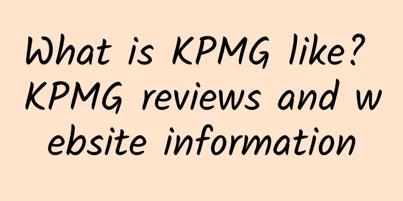 What is KPMG like? KPMG reviews and website information