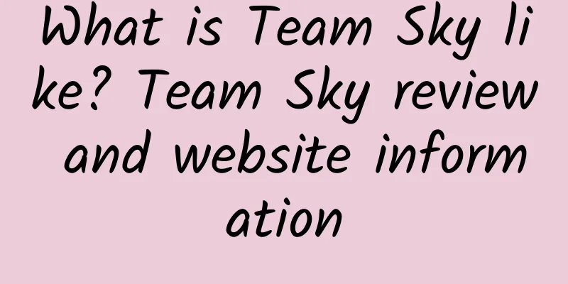 What is Team Sky like? Team Sky review and website information