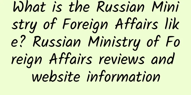 What is the Russian Ministry of Foreign Affairs like? Russian Ministry of Foreign Affairs reviews and website information