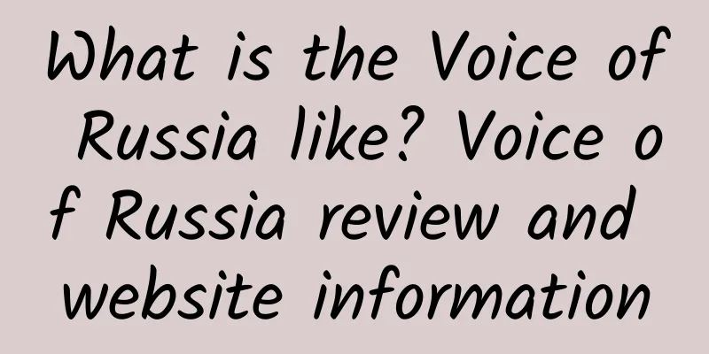 What is the Voice of Russia like? Voice of Russia review and website information