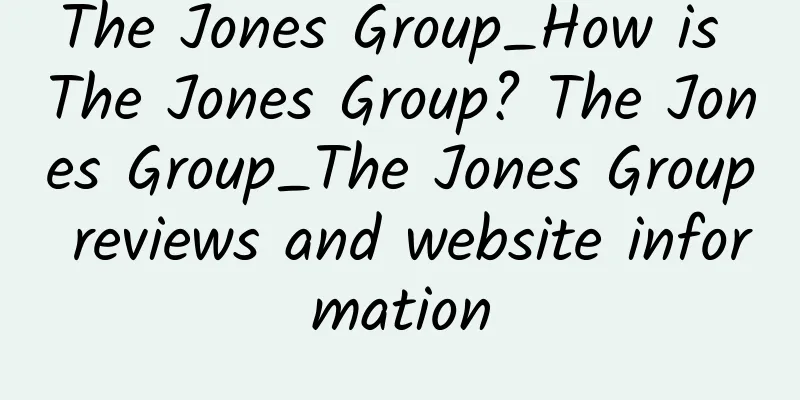 The Jones Group_How is The Jones Group? The Jones Group_The Jones Group reviews and website information
