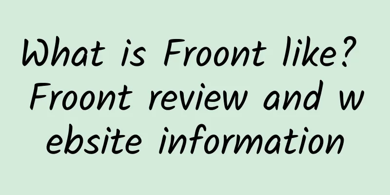 What is Froont like? Froont review and website information