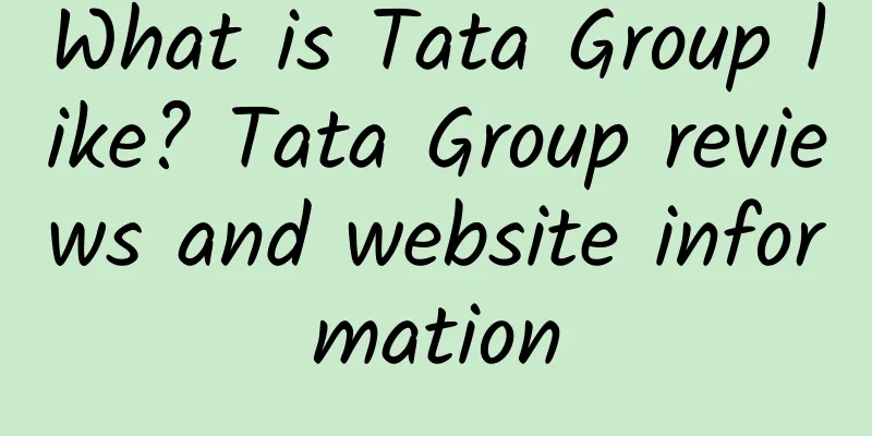 What is Tata Group like? Tata Group reviews and website information