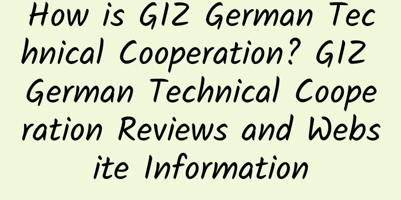 How is GIZ German Technical Cooperation? GIZ German Technical Cooperation Reviews and Website Information
