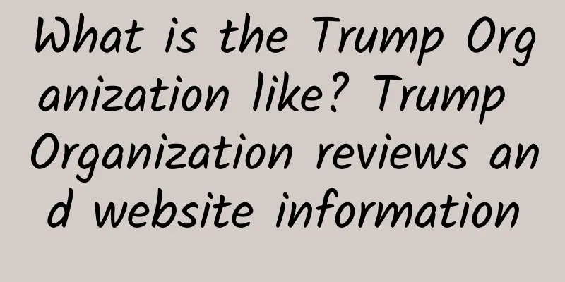 What is the Trump Organization like? Trump Organization reviews and website information