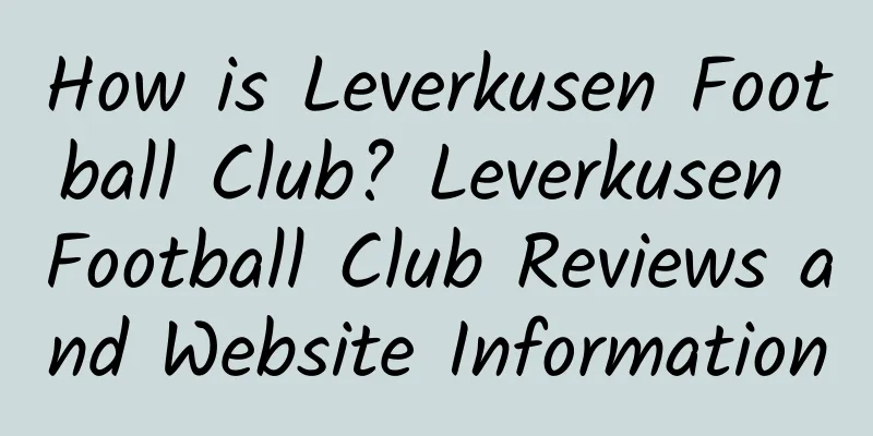 How is Leverkusen Football Club? Leverkusen Football Club Reviews and Website Information