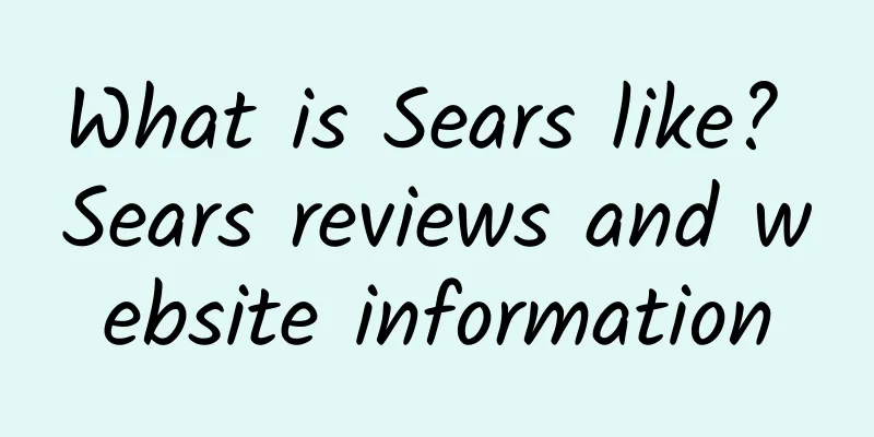 What is Sears like? Sears reviews and website information