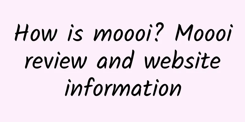 How is moooi? Moooi review and website information