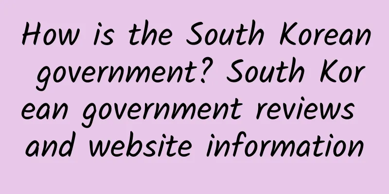 How is the South Korean government? South Korean government reviews and website information