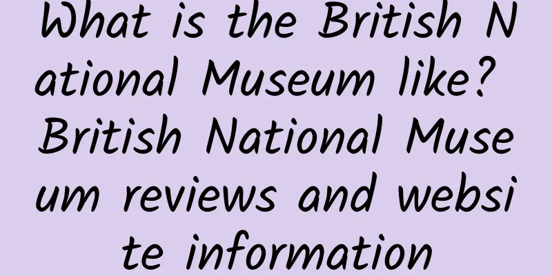 What is the British National Museum like? British National Museum reviews and website information