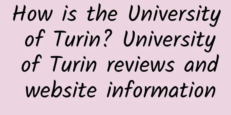 How is the University of Turin? University of Turin reviews and website information