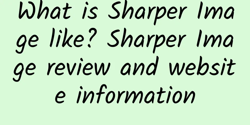 What is Sharper Image like? Sharper Image review and website information