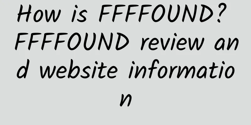 How is FFFFOUND? FFFFOUND review and website information