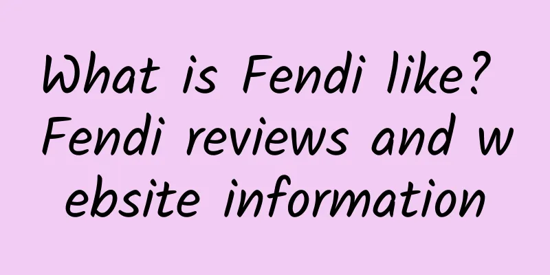 What is Fendi like? Fendi reviews and website information