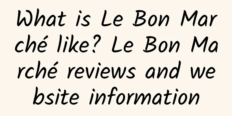 What is Le Bon Marché like? Le Bon Marché reviews and website information