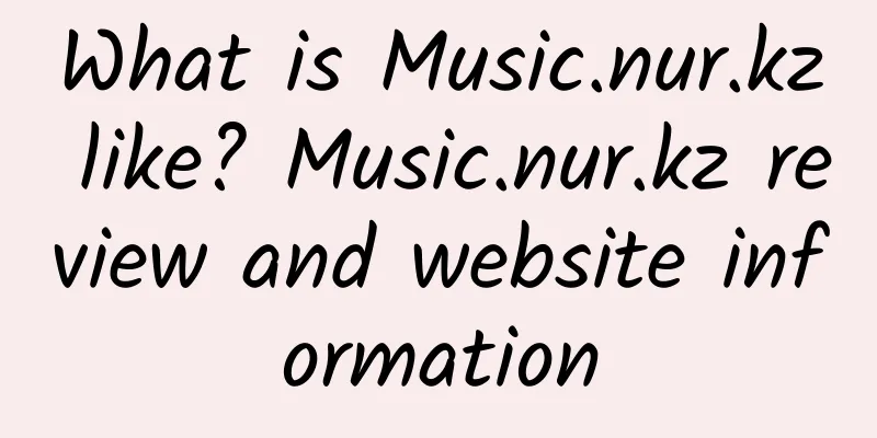 What is Music.nur.kz like? Music.nur.kz review and website information