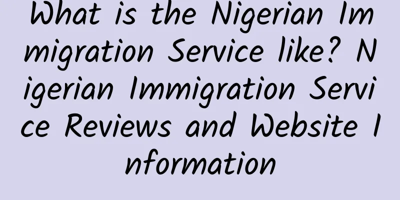 What is the Nigerian Immigration Service like? Nigerian Immigration Service Reviews and Website Information