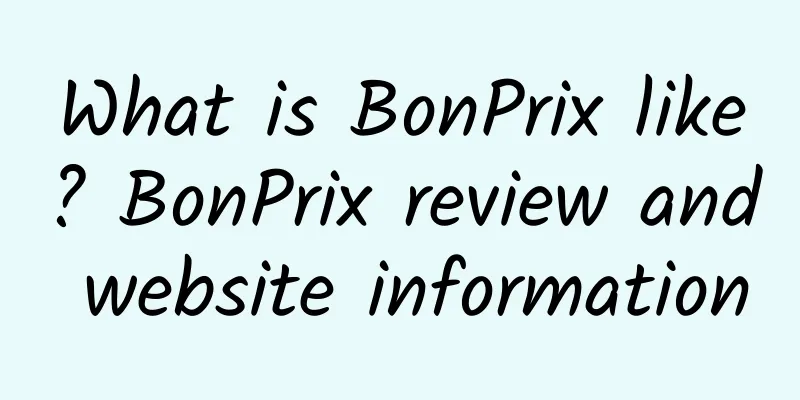 What is BonPrix like? BonPrix review and website information