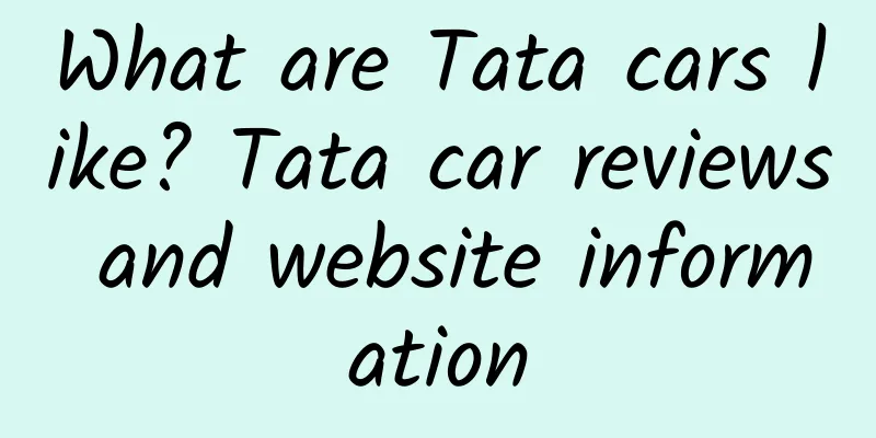What are Tata cars like? Tata car reviews and website information