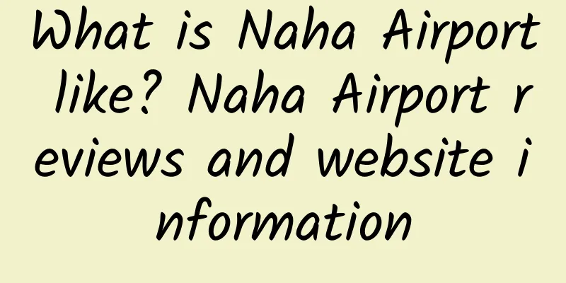 What is Naha Airport like? Naha Airport reviews and website information