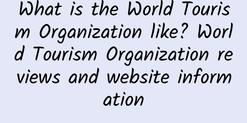 What is the World Tourism Organization like? World Tourism Organization reviews and website information