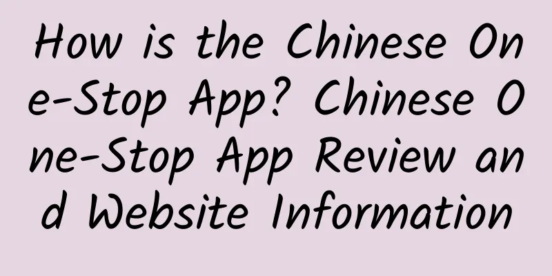 How is the Chinese One-Stop App? Chinese One-Stop App Review and Website Information
