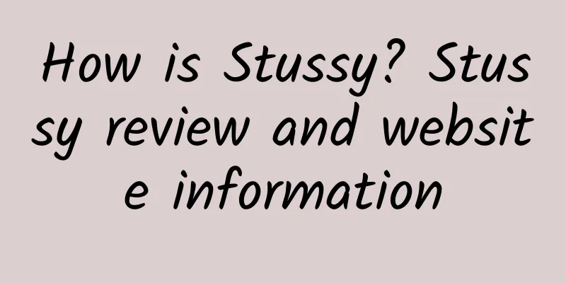 How is Stussy? Stussy review and website information