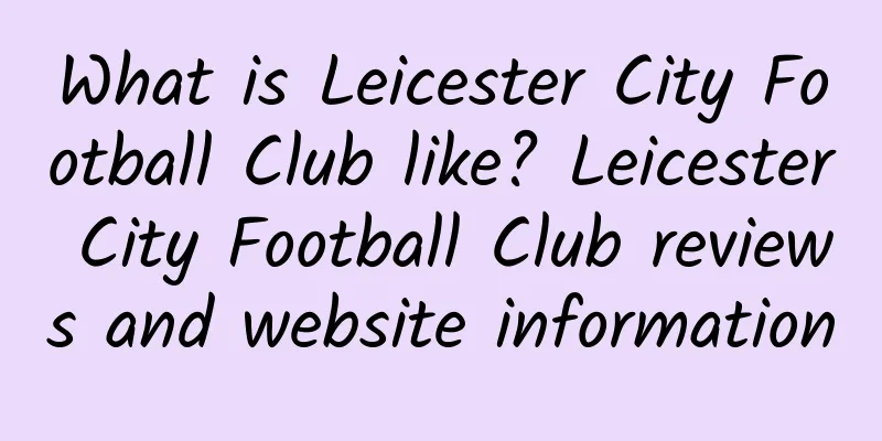 What is Leicester City Football Club like? Leicester City Football Club reviews and website information