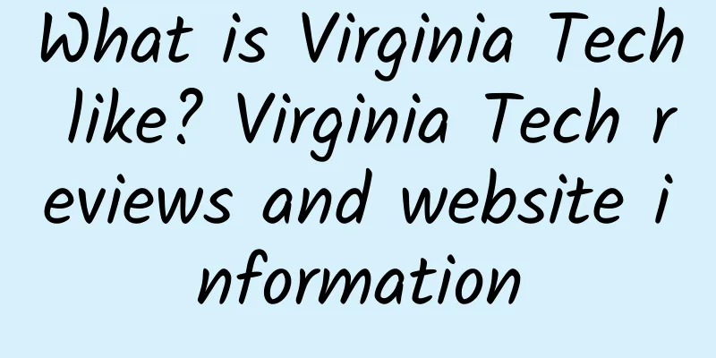 What is Virginia Tech like? Virginia Tech reviews and website information