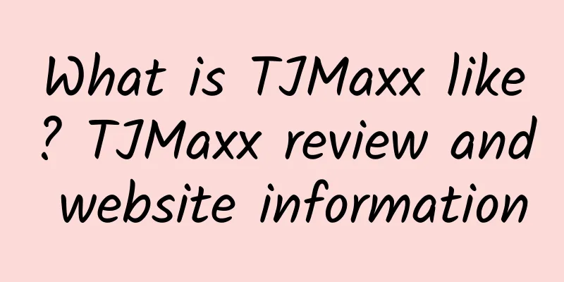 What is TJMaxx like? TJMaxx review and website information