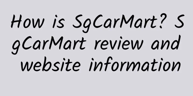 How is SgCarMart? SgCarMart review and website information