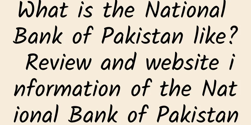 What is the National Bank of Pakistan like? Review and website information of the National Bank of Pakistan