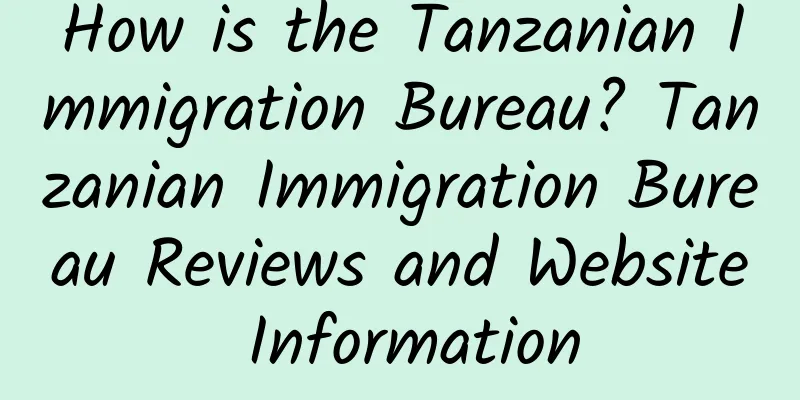 How is the Tanzanian Immigration Bureau? Tanzanian Immigration Bureau Reviews and Website Information