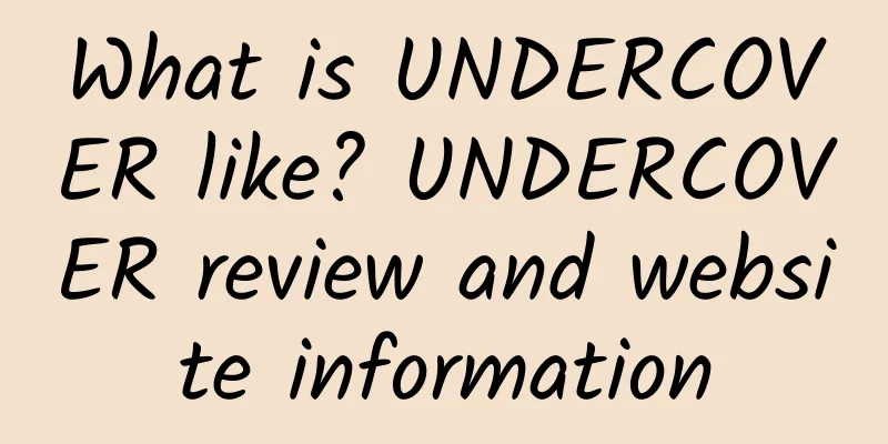 What is UNDERCOVER like? UNDERCOVER review and website information