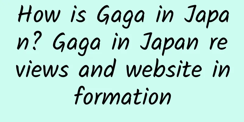 How is Gaga in Japan? Gaga in Japan reviews and website information