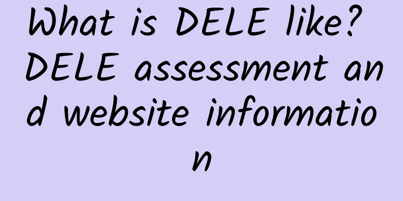 What is DELE like? DELE assessment and website information