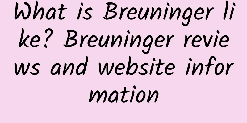 What is Breuninger like? Breuninger reviews and website information