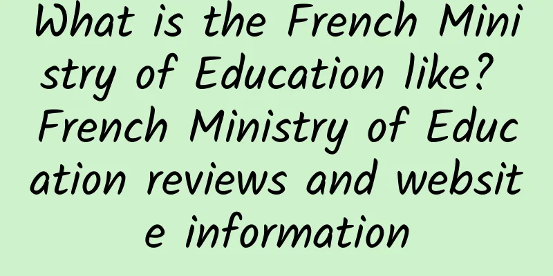 What is the French Ministry of Education like? French Ministry of Education reviews and website information