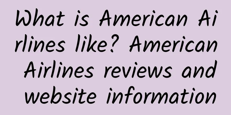 What is American Airlines like? American Airlines reviews and website information