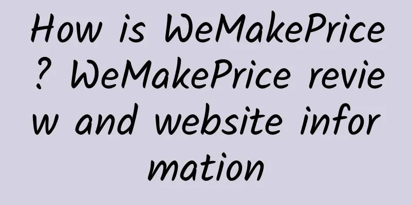 How is WeMakePrice? WeMakePrice review and website information