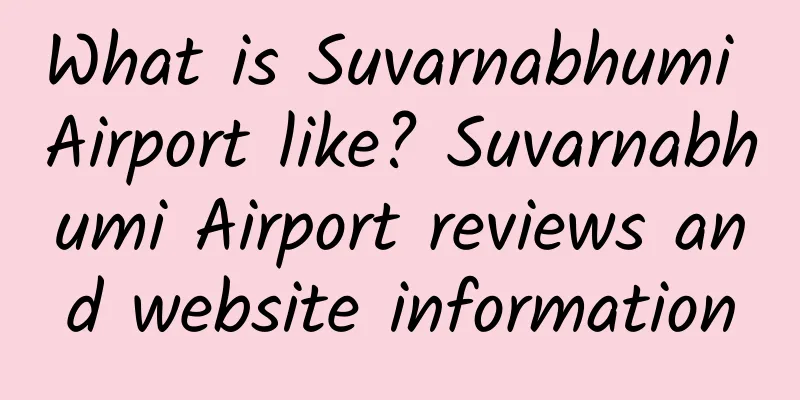 What is Suvarnabhumi Airport like? Suvarnabhumi Airport reviews and website information