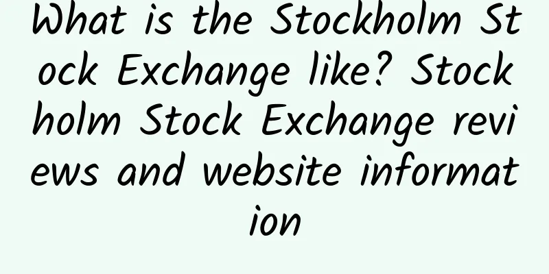 What is the Stockholm Stock Exchange like? Stockholm Stock Exchange reviews and website information